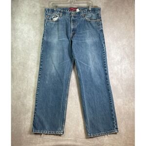 VINTAGE Levis 529 Jeans Mens 36x30 Blue Denim Low Rise Straight Leg Made in USA